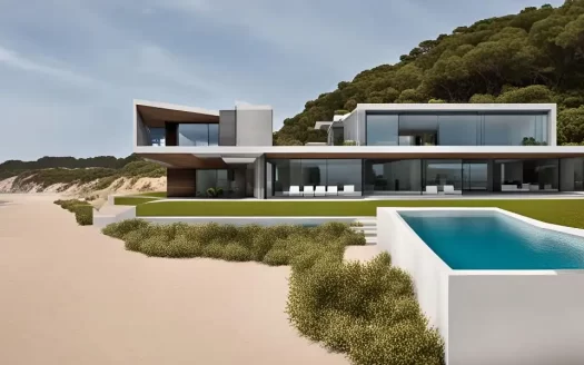 modern house next to